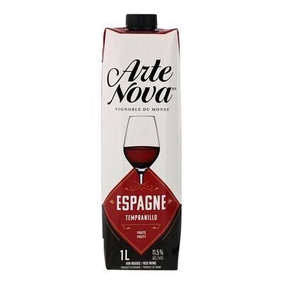 ARTE NOVA Vin rouge d&#39;Espagne 1 L