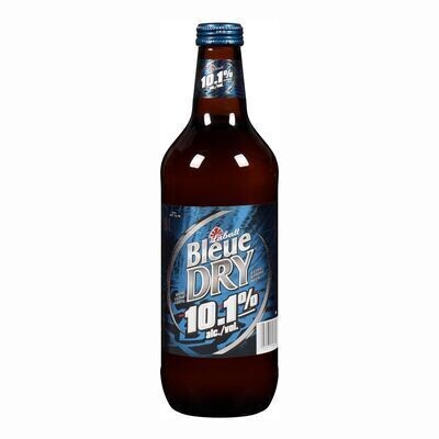 LABATT BLEUE DRY Bière 10.1% ALC, Bleue Dry 1,18 L - bouteille