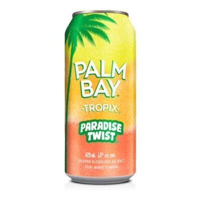 LABATT Boisson de malt alcoolisée à saveur tropical twist, Palm Bay 473 ML