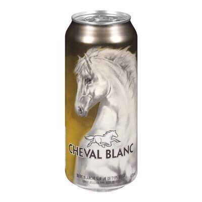 CHEVAL BLANC Bière La Blanche sur lie 473 ML - CANETTE
