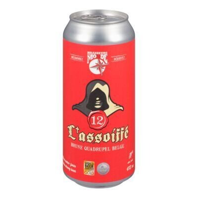 BRASSEURS DU MONDE Bière brune de type quadrupel, L&#39;Assoiffé 473 ML - CANETTE