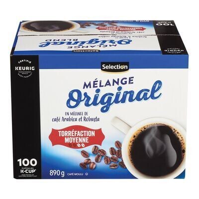 SELECTION Capsules de café K-Cup® mélange original 100 UN