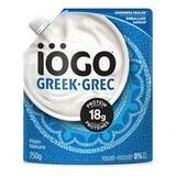 IÖGO Yogourt nature 0 %, Grec 750 g