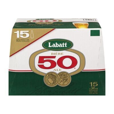 LABATT 50 Bière de type Ale 15X341 ML - BOUTEILLES