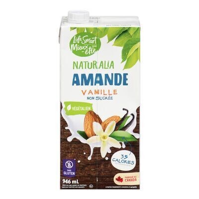 MIEUX-ÊTRE Boisson aux amandes végétalienne à saveur de vanille. Naturalia 946 ML