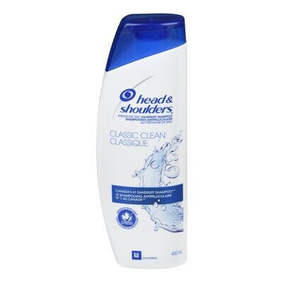 HEAD &amp; SHOULDERS Shampoing antipelliculaire, Classique 370 ML