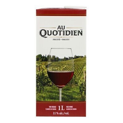 AU QUOTIDIEN Vin rouge du Canada 1 L