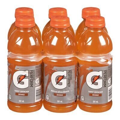 GATORADE Boisson désaltérante à saveur d&#39;orange 6X591 ML