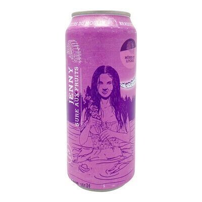 BRASSEURS DU MOULIN Bière sûre blanche Jenny 473 ML - CANETTE