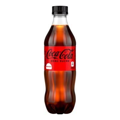 COCA-COLA ZERO Boisson gazeuse sans calories 500 ML