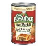 CHEF BOYARDEE Ravioli au bœuf en sauce tomate et viande 425 g