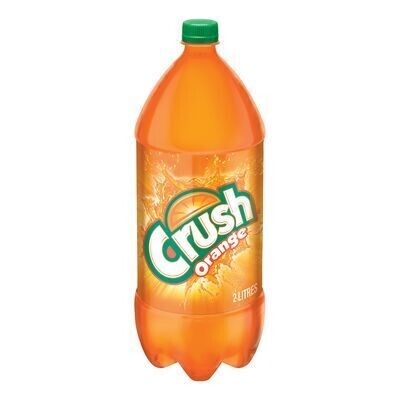 CRUSH Boisson gazeuse à saveur d&#39;orange 2 L
