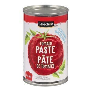 SELECTION Pâte de tomates à faible teneur en sodium 156 mL