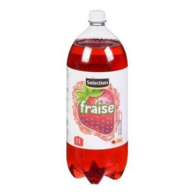 SELECTION Boisson gazeuse à saveur de fraise 2 L