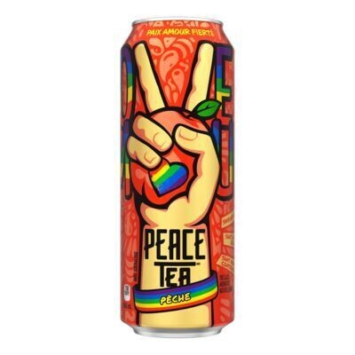 Thé glacé aromatisé à la pêche, Peace Tea 695 ML1