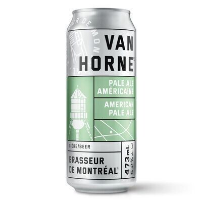 BRASSEUR DE MONTRÉAL Bière Van Horne de type American Pale Ale 473 ML - CANETTE 5.2%ALC