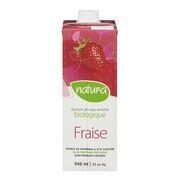 NATUR-A Boisson de soya biologique fortifiée à la saveur de FRAISE 946 ML