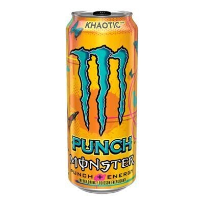 MONSTER Boisson énergisante Khaotic à saveur de punch 473 ML