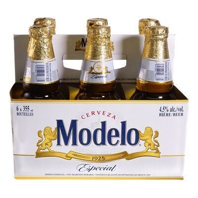 MODELO Bière mexicaine 6X355 ML - BOUTEILLES 4.5%ALC