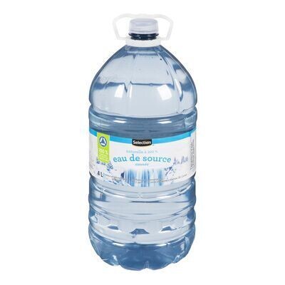 SELECTION Eau de source naturelle 4 L