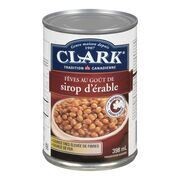 CLARK Fèves au goût de sirop d&#39;érable 398 mL