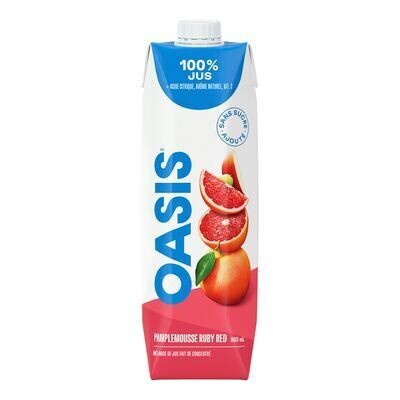 OASIS Jus de pamplemousse Ruby Red 960 ML