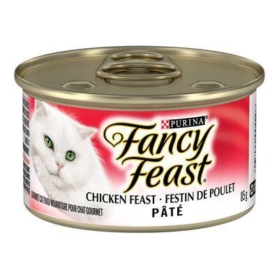 PURINA Festin de poulet pour chats. Fancy Feast 85 G