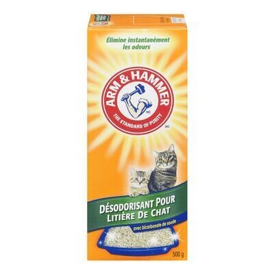 ARM &amp; HAMMER Désodorisant pour litière de chat 500 G