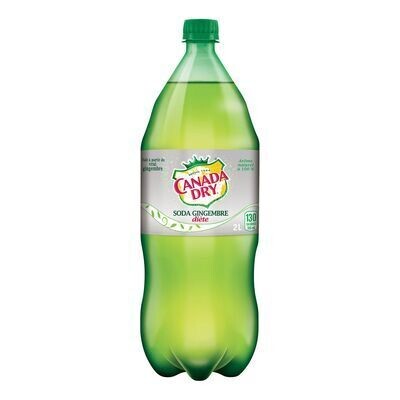 CANADA DRY Soda gingembre diète 2 L