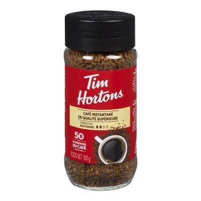 TIM HORTONS Café instantané moyen 100 G
