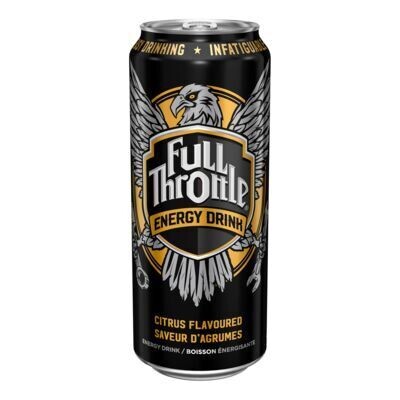 FULL THROTTLE Boisson énergisante à saveur d&#39;agrumes 473 ML