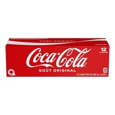 COCA-COLA Boisson gazeuse 12X355 ML