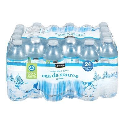 SELECTION Eau de source naturelle ozonée 24X500 ML