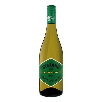 STEFANO Vin blanc biologique italien 750 ML - BOUTEILLE