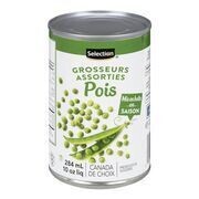 SELECTION Pois de grosseurs assorties 284 mL