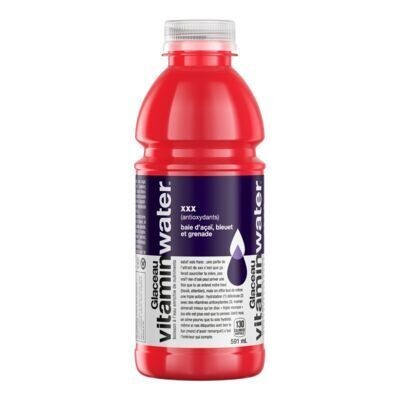 GLACÉAU VITAMINWATER Eau vitaminée à saveur de baie d&#39;açaï, bleuet et grenade XXX 591 ML