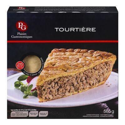 PLAISIRS GASTRONOMIQUES Tourtière 585 G