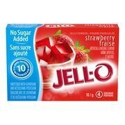 JELL-O Poudre pour gelée à la fraise légère 10,1 g
