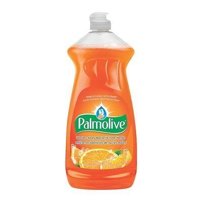 PALMOLIVE Savon à VAISSELLE liquide au parfum d&#39;orange, Essential Clean 828 ML