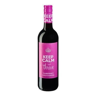 KEEP CALM AND THRIVE Vin rouge Cabernet Sauvignon 750 ML