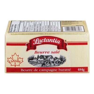LACTANTIA Beurre salé 454 G