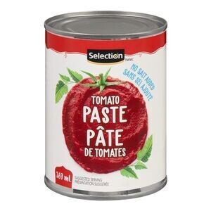 SELECTION Pâte de tomates à faible teneur en sodium 369 mL