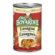 CHEF BOYARDEE Lasagnes avec bœuf en sauce tomate 425 g