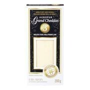 AGROPUR SIGNATURE Fromage cheddar vieilli pendant 3 ans, Grand Cheddar 200 g