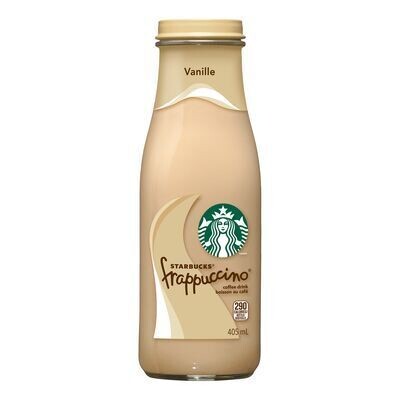 STARBUCKS Boisson au café glacée à la vanille, Frappuccino 405 ML