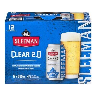 SLEEMAN Bière légère Clear 2.0 12X355 ML