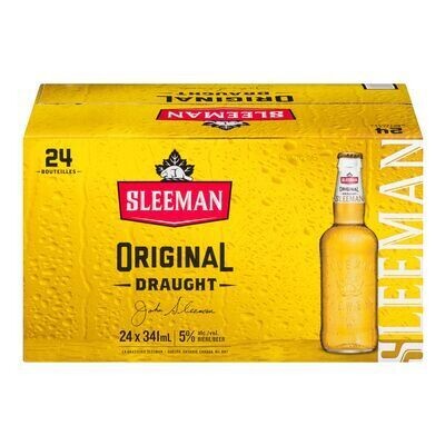 SLEEMAN Bière Original Draught de type Lager 24X341 ML - BOUTEILLE