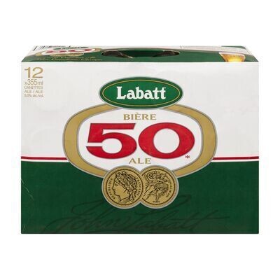 LABATT 50 Bière de type Ale 12X355 ML - CANETTES