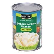 SELECTION Pommes de terre blanches tranchées 540 mL