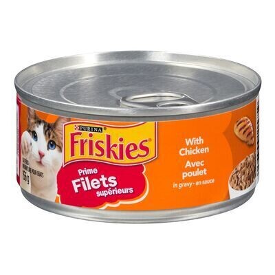 PURINA Diner de filets supérieurs de poulet pour chats, Friskies 156 G